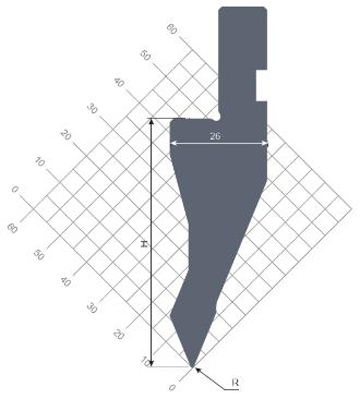 пуансон STP 1011 45 R1.5